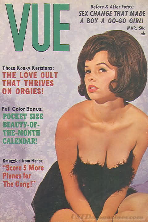 Vue March 1968 magazine back issue Vue magizine back copy 