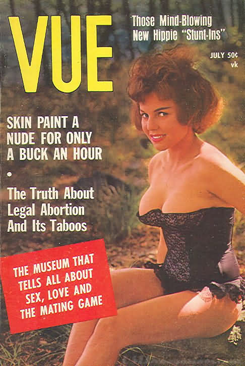 Vue July 1968 magazine back issue Vue magizine back copy 