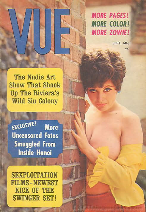 Vue September 1968 magazine back issue Vue magizine back copy 