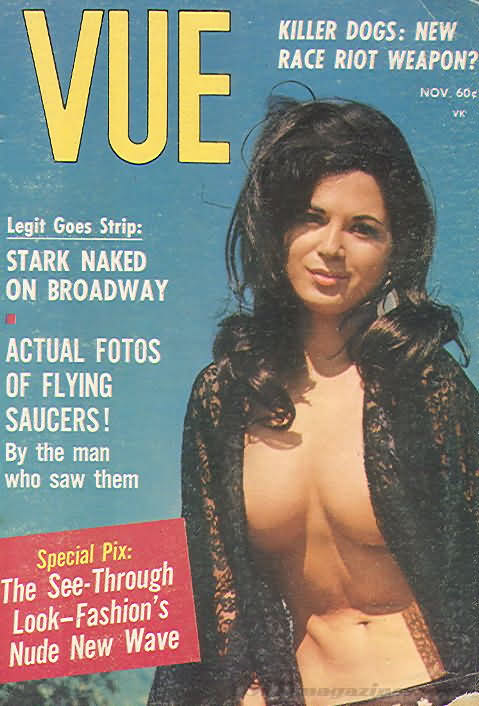 Vue November 1968 magazine back issue Vue magizine back copy 