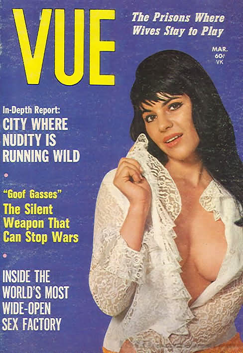 Vue March 1969 magazine back issue Vue magizine back copy 