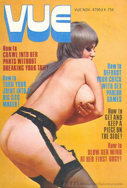 Vue November 1972 magazine back issue Vue magizine back copy 