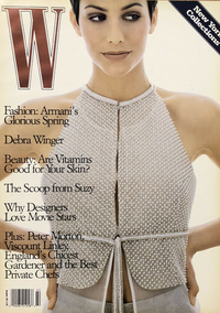 Debra Winger magazine cover appearance W December 1993
