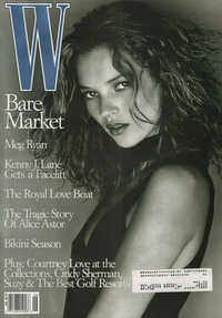 Meg Ryan magazine cover appearance W June 1997