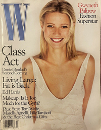 Gwyneth Paltrow magazine cover appearance W December 1998