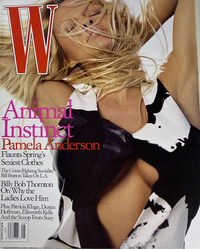 Pamela Anderson magazine cover appearance W May 2003