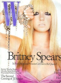 Britney Spears magazine cover appearance W August 2003