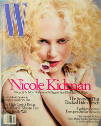 Nicole Kidman magazine cover appearance W December 2003