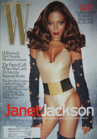 Janet Jackson magazine cover appearance W October 2006