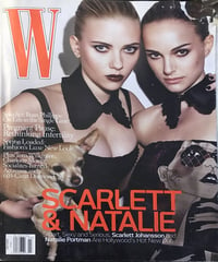 Natalie Portman magazine cover appearance W March 2008