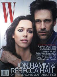 Jon Hamm magazine cover appearance W August 2010