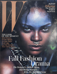 Rihanna magazine cover appearance W September 2014