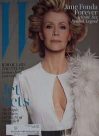 Jane Fonda magazine cover appearance W June/July 2015