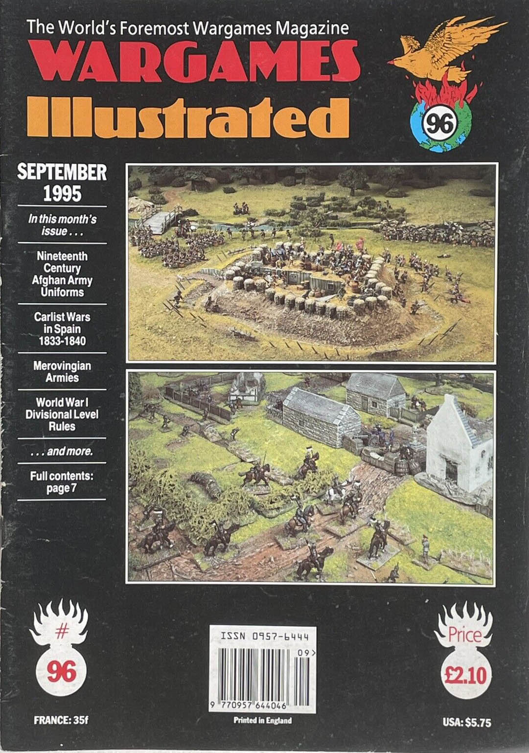 Wargames Illustrated 96, September 1995 Magazine Back Issue. WI
