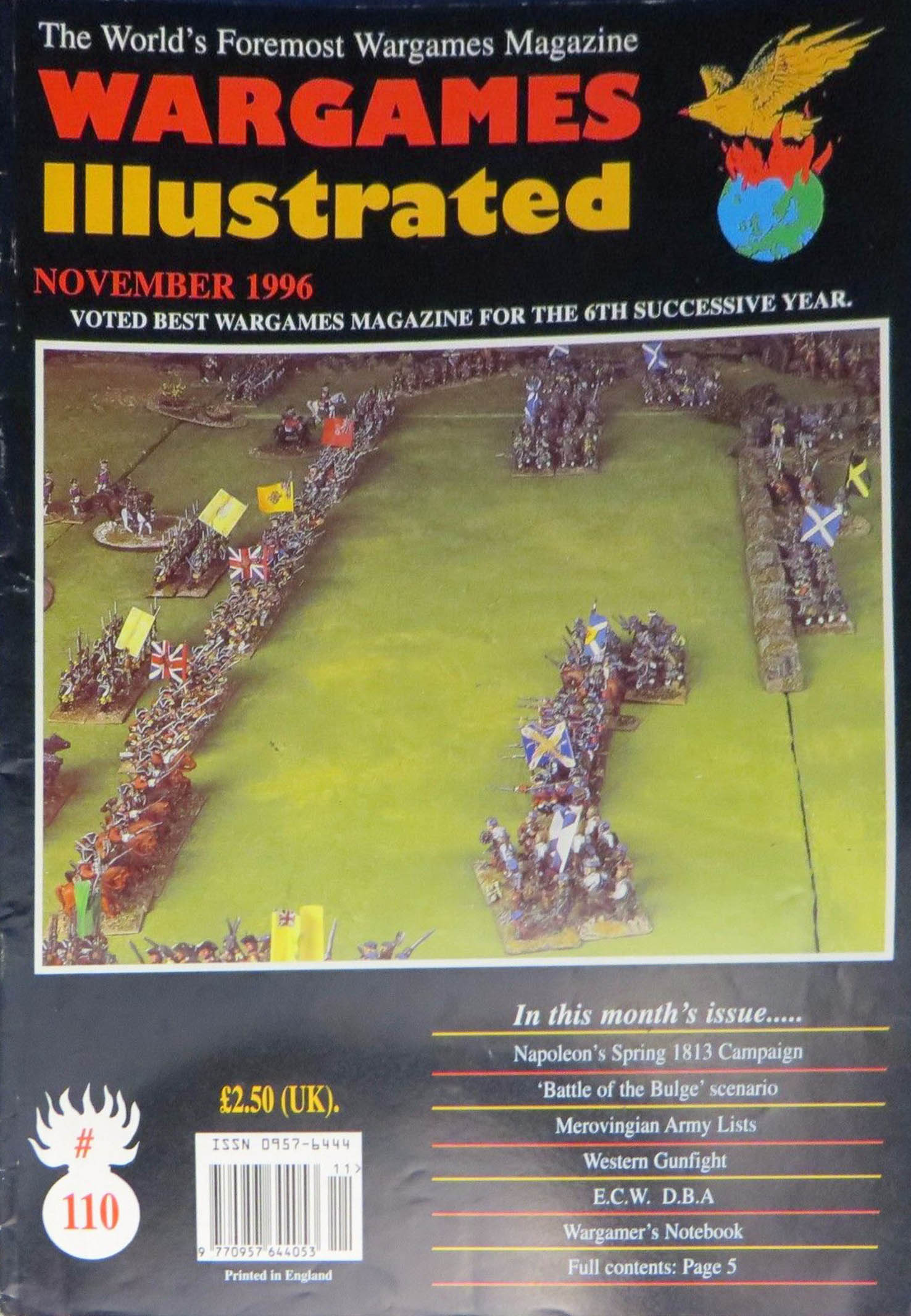 Wargames Illustrated 110, November 1996 Magazine Back Issue. WI