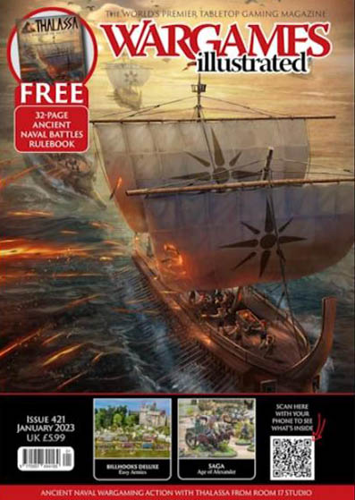 Wargames Illustrated # 421, January 2023 magazine back issue Wargames Illustrated magizine back copy 