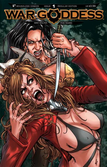War Goddess Comic Book Back Issues by A1 Comix