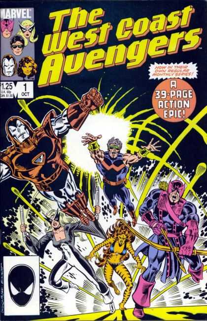 West Coast Avengers Comic Book Back Issues of Superheroes by A1Comix