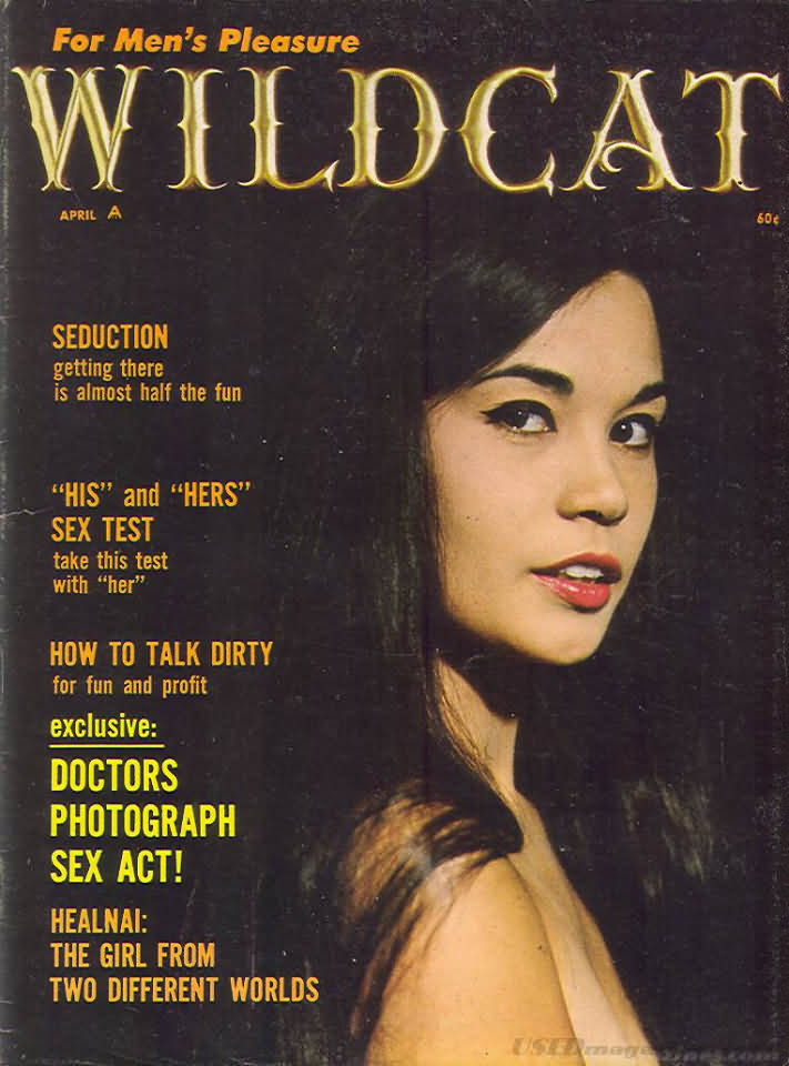 Wildcat April 1966 magazine back issue Wildcat magizine back copy 