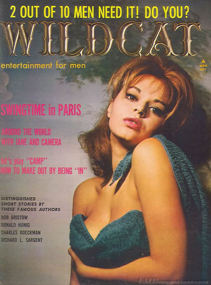 Wildcat November 1966 magazine back issue Wildcat magizine back copy 