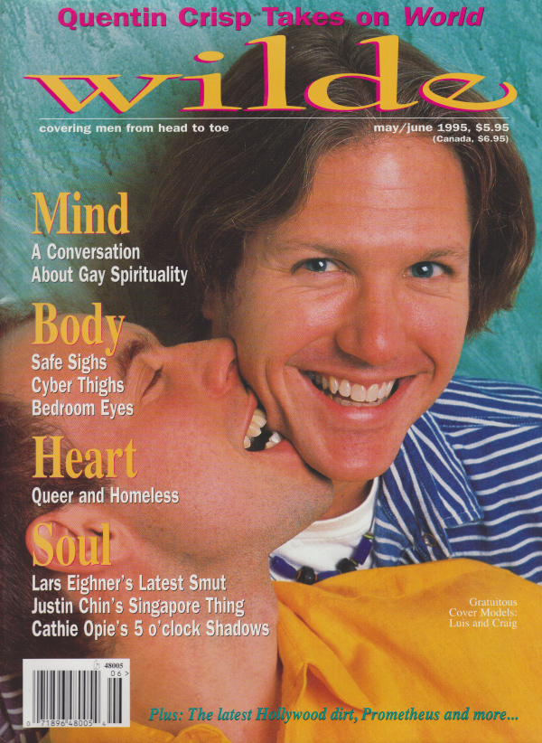 Wilde May/June 1995 magazine back issue Wilde magizine back copy 
