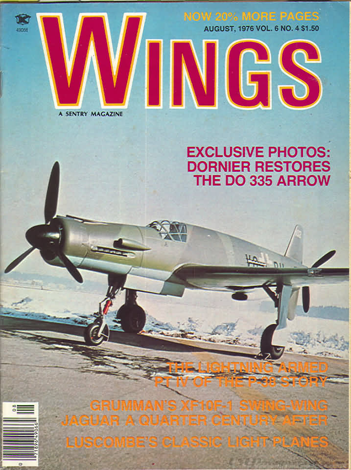 Wings August 1976, , Exclusive Photos: Dornier Restores The Do 335 Arrow