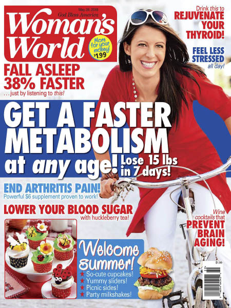 Woman's World May 28, 2018, , Drink This To Rejuvenate Your Thyroid!