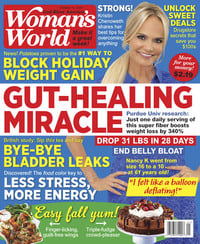 Kristin Chenoweth magazine cover appearance Woman's World October 14, 2019
