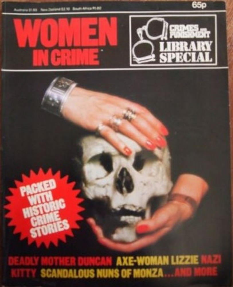 Women in Crime Special 1973 magazine back issue Women in Crime magizine back copy 