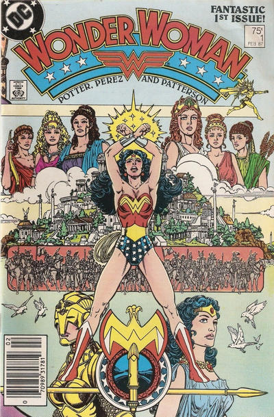 Wonder Woman Vol. 2 # 1, Wonder Woman Vol. 2 # 1 Comic Book Back Issue Published by DC Comics, 