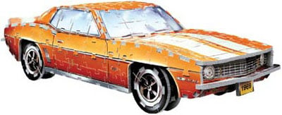 3d puzzle camaro ss 1969 , jigsaw puzzle by wrebbitt, classic cars 3 diemnsional puzzles, 300 pieces 1969camaross