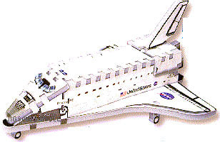 discovery space shuttle 3d wrebbit mini puzzle,puzz3d, jigsaw puzz discovery-space-shuttle-mini-3d