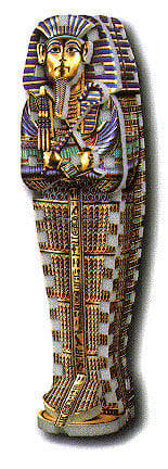 egyptian tomb jigsaw puzzle, sarcophagus, puzz3d mini, 61 pieces egyptiantomb