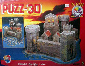 citadel on the lake 3d jigsaw puzzle, vitaliana castle puzz3d by wrebbit citadelonthelake