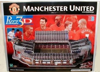 manchester united stadium 3d jigsaw puzzle by wrebbit, puzz3d rare puzzle manchesterunitedstadium