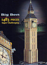 big ben 3d jigsaw puzzle by wrebbit, rare puzz3d of england's big ben clock bigben3dpuzzle