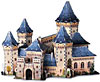3 dimensional jigsaw puzzle by wrebbit of a medieval castle, rare puzzle Puzzle
