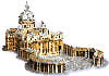 St. Peter's Basilica - Vatican, Rome, 966 Piece 3D Jigsaw Puzzle Made by Wrebbit  Puzz-3D