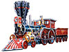 jigsaw puzzle of a locomotive engine, 367 pieces, wrebbit puzz3d locomotive Puzzle