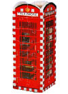 telephone booth, rare 3d mini puzzle, wrebbit, 77 pieces jigsaw 3d puzzle Puzzle