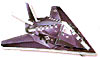 Stealth Fighter F117A, 43 Piece Mini 3D Jigsaw Puzzle Made by Wrebbit Puzz-3D
