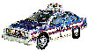 mini police car 3d puzzle wrebbit puzz3d policecar model jigsawpuzzel 86 pieces MINI-132 Puzzle