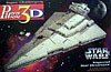 imperial star destroyer 3d jigsaw puzzle by wrebbit, rare star wars puzz3d Puzzle