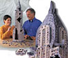 chrysler building 3d jigsaw puzzle by wrebbit, jigsaw puzzle featuring tall building, 3 feet tall Puzzle