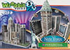 New York City Financial, 925 Piece 3D Jigsaw Puzzle Made by Wrebbit Puzz-3D