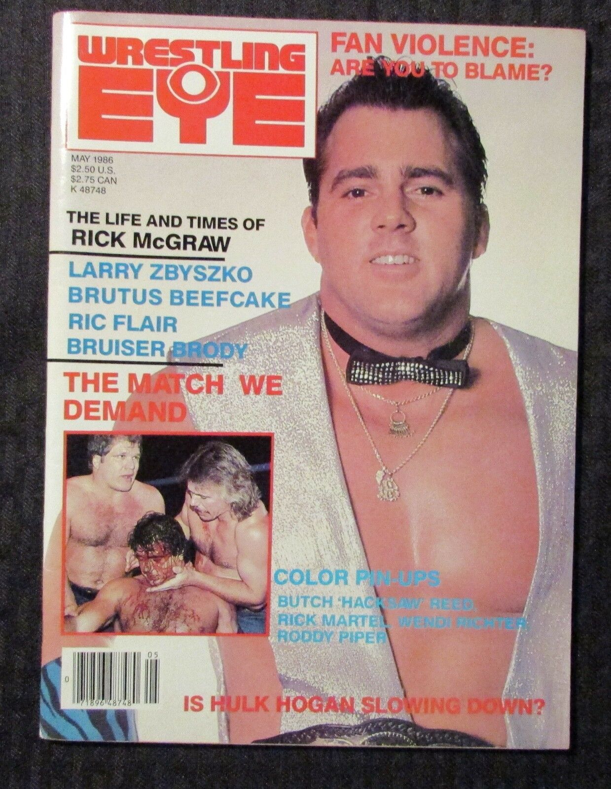 Wrestling Eye May 1986, , The life and times of Rick McGraw