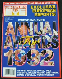 Wrestling Eye February 1993 magazine back issue