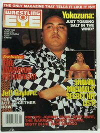 Wrestling Eye June 1993 magazine back issue