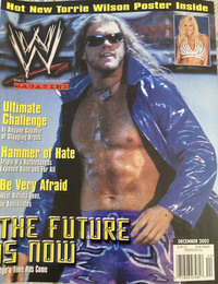 World Wrestling Entertainment December 2002 Magazine Back Copies Magizines Mags