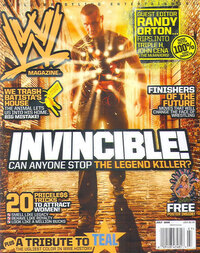 World Wrestling Entertainment July 2009 magazine back issue cover image